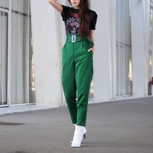 H&M Emerald Green pants